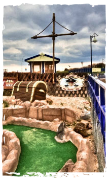 Mablethorpe Mini Golf Captain Jack Ship Shot